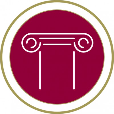 ACPHS Pillar Circle Burgundy