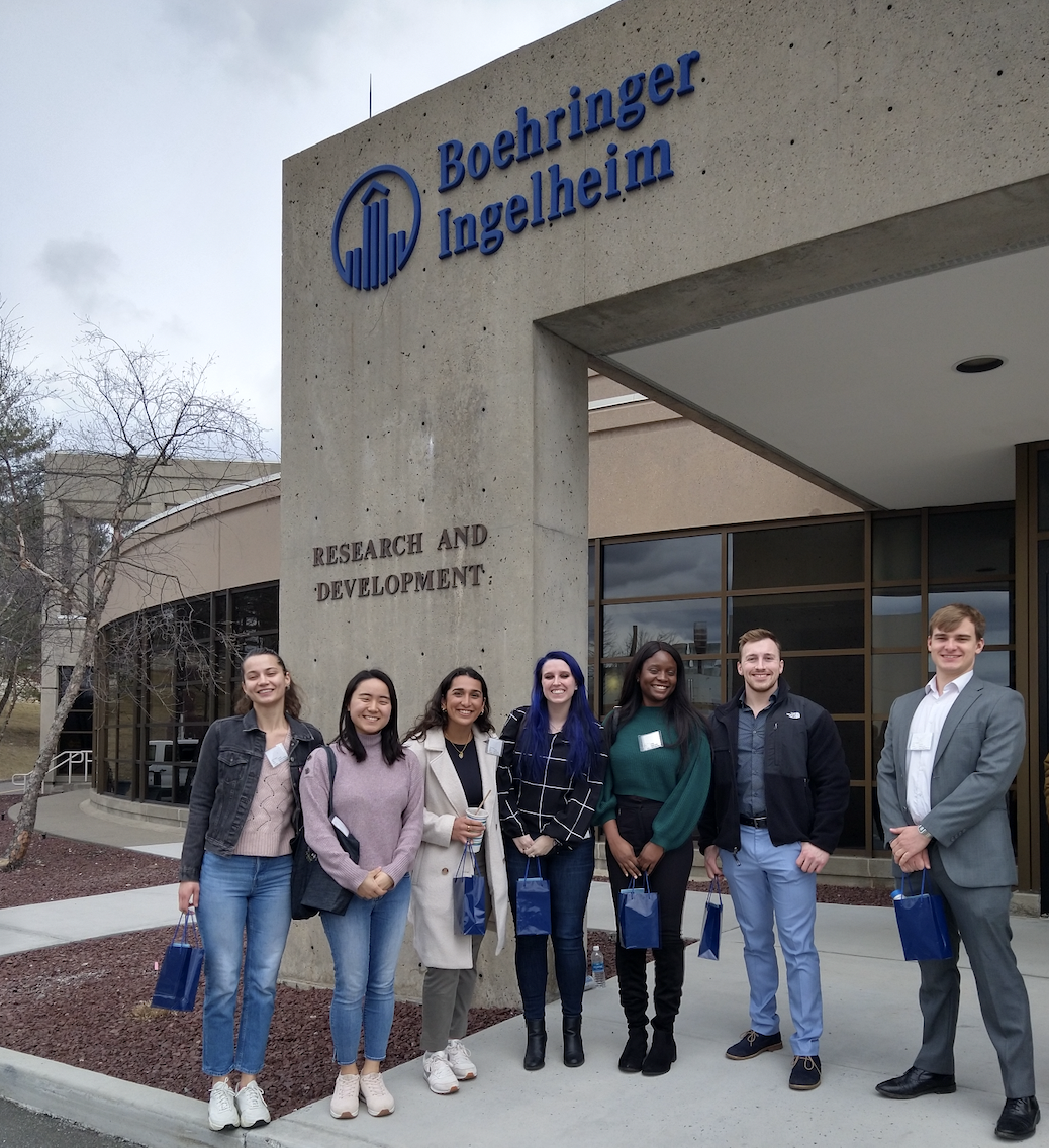 Students from the Albany chapter of IPhO visit Boehringer Ingelheim