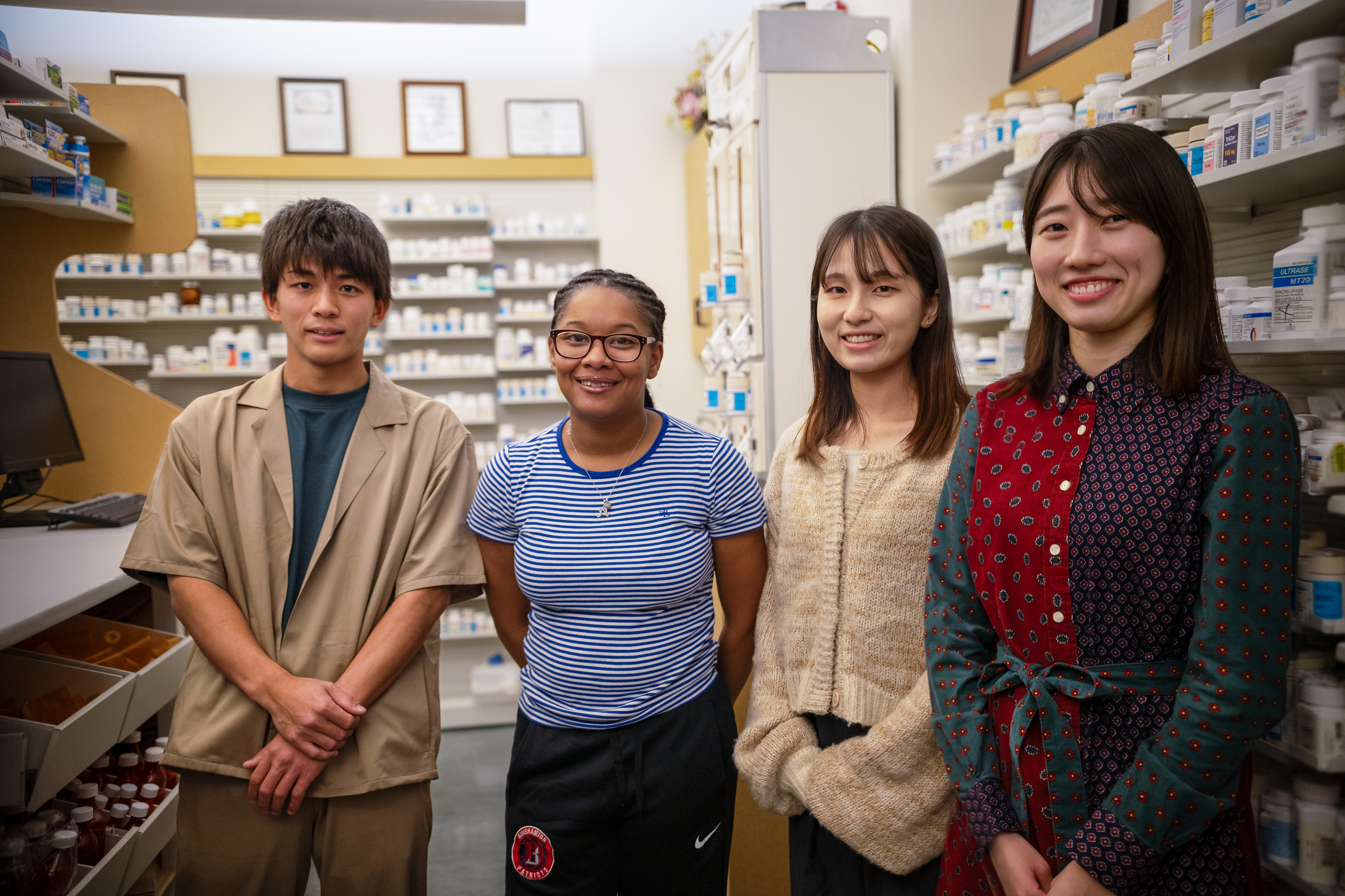 L-R: Kaito Tsutsui, Atalya Morgan, Hana Nishikawa and Ayaka Yamada
