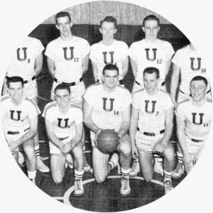 Photo of the 1955 ACP Men's Basketball Team