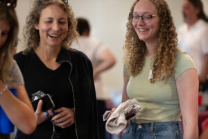 Mother and Daughter check in at ACPHS event