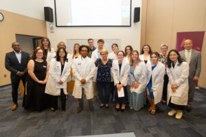 Cytology students and faculty at White Coat Ceremony