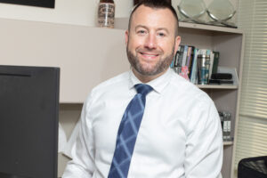 Dr. Thomas P. Lodise in his office