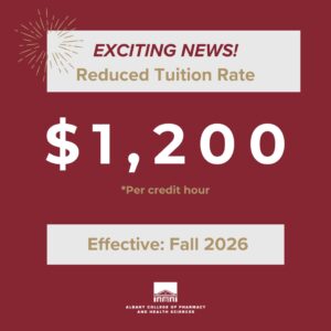Tuition reduction graphic for MS in CLS for Fall 2026