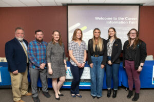 Pharm Career networking Fair attendees