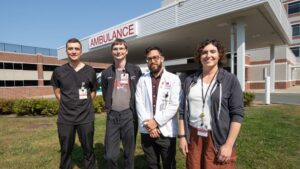 Rafael Diaz Melendez at urgent care rotation