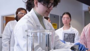 Valerie Carrillo in CBET classroom