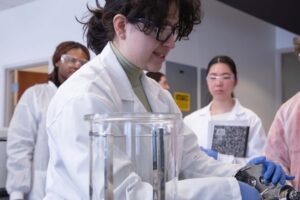 Valerie Carrillo in CBET classroom