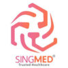 Red designed logo for Sing-Med Clinic, Indonesia