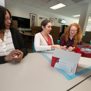 Kaylee, Jackie and Renay at the Collaboratory
