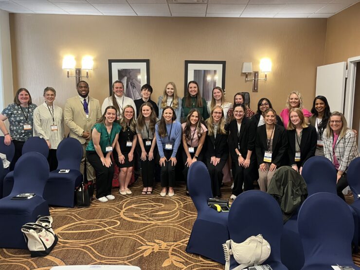 Students competing in the 2026 PPA Clinical Skills Competition