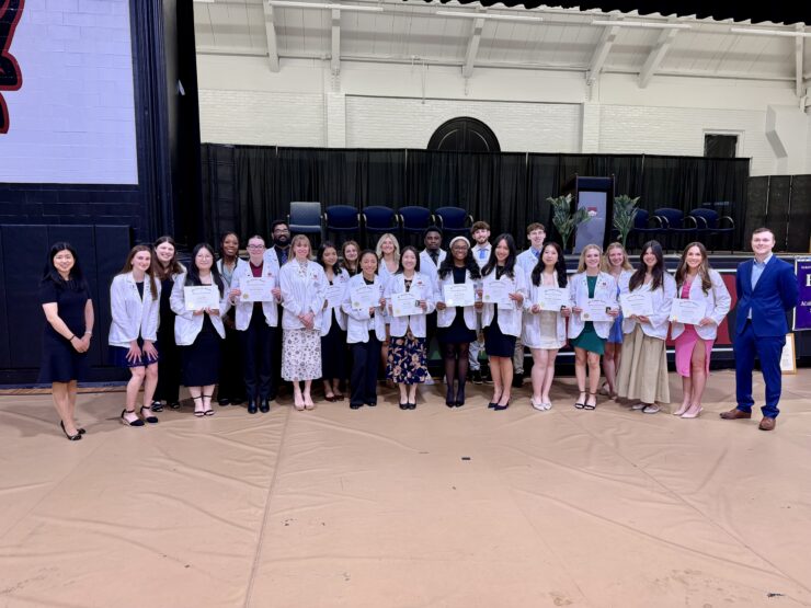 Students inducted into the PLS Honor Society on April 19, 2026.