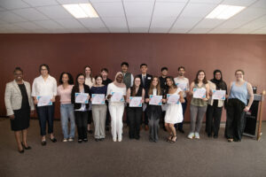 Group photo of ACPHS students honored with a Fall 2025 Academic Award