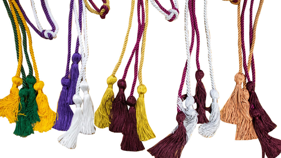 Photo of graduation cords