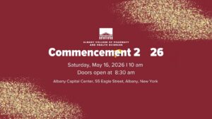 Ticket graphic for Commencement 2026