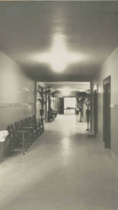 Main corridor of ACP's O'Brien Building, 1926