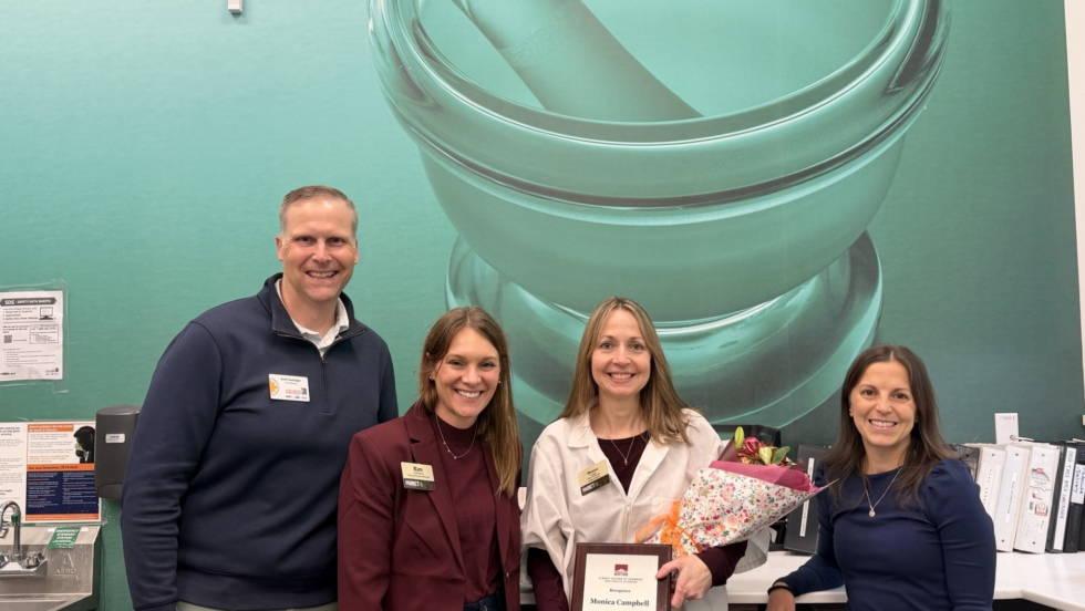 Monica Campbell recipient of Prime preceptor award